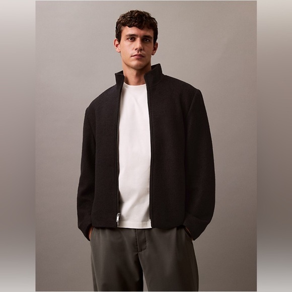 Perry Ellis Portfolio Men’s Black Tech Jacket Coat M - Picture 2 of 7